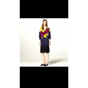 phillip lin target boom sweater retro pop art comic print size xs